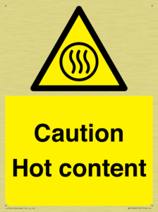 Caution Hot content